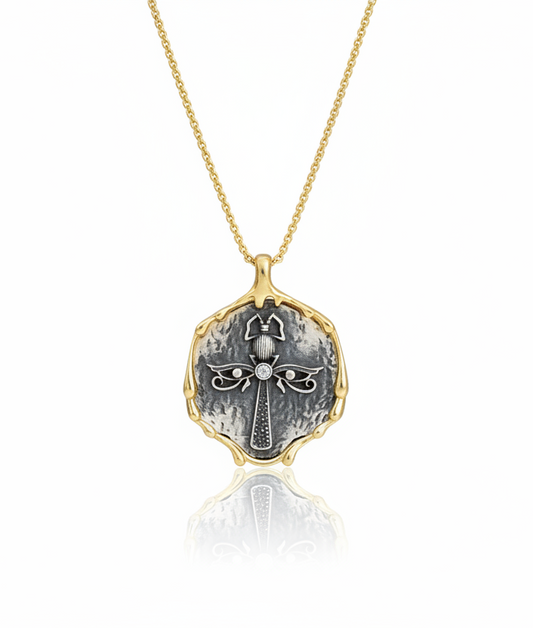 The 925 Ankh Key From Ra’s Eye necklace