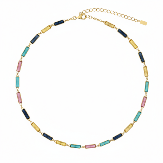 Rectangle Color kolye