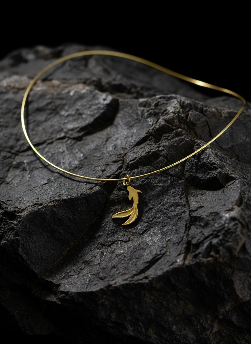 The 925 Flow of the Koi Necklace