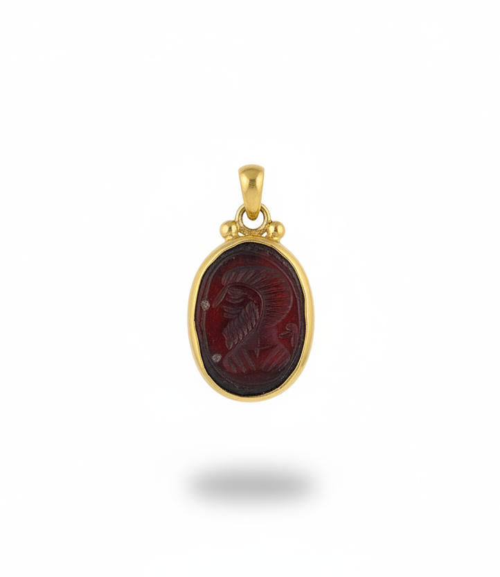 Golden Seal Cameo kolye