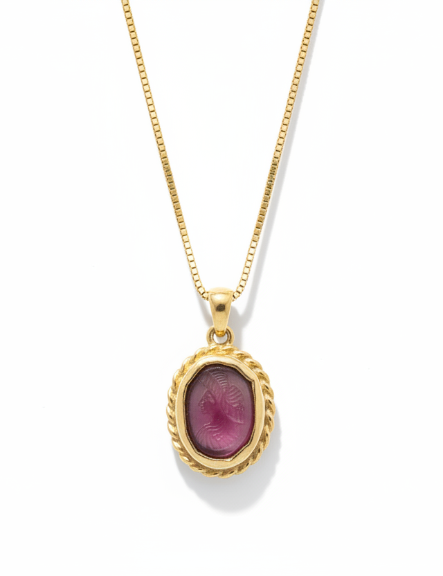 Vintage Profile kolye