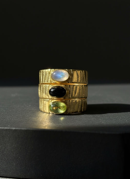 The 925 Natural Stone Timeless Ring